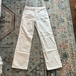Garage 90’s Straight White Jean